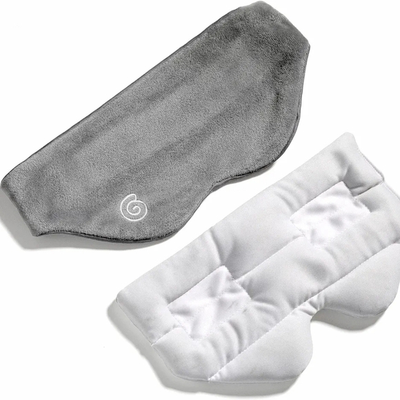 NWT Gravity weighted sleep mask in Gray sleep aid. Night. Bed. - Picture 2 of 7